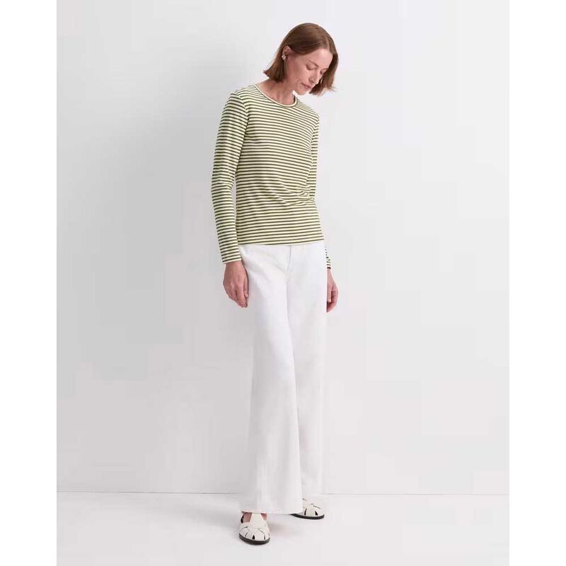 Sportscraft Stripe Lurex LS Magic Tee image number 3